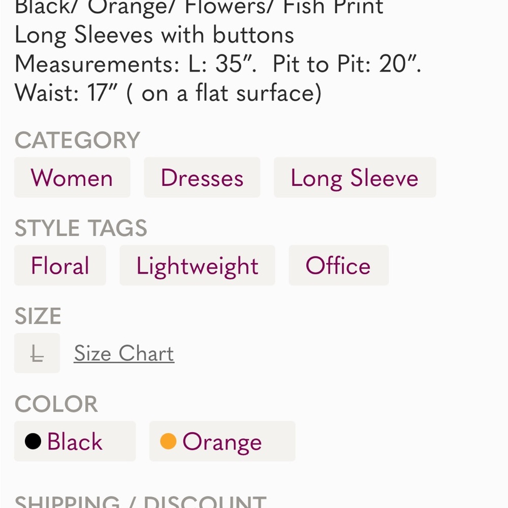 Zara Dress - button front pleated dress - Picture 12 of 12